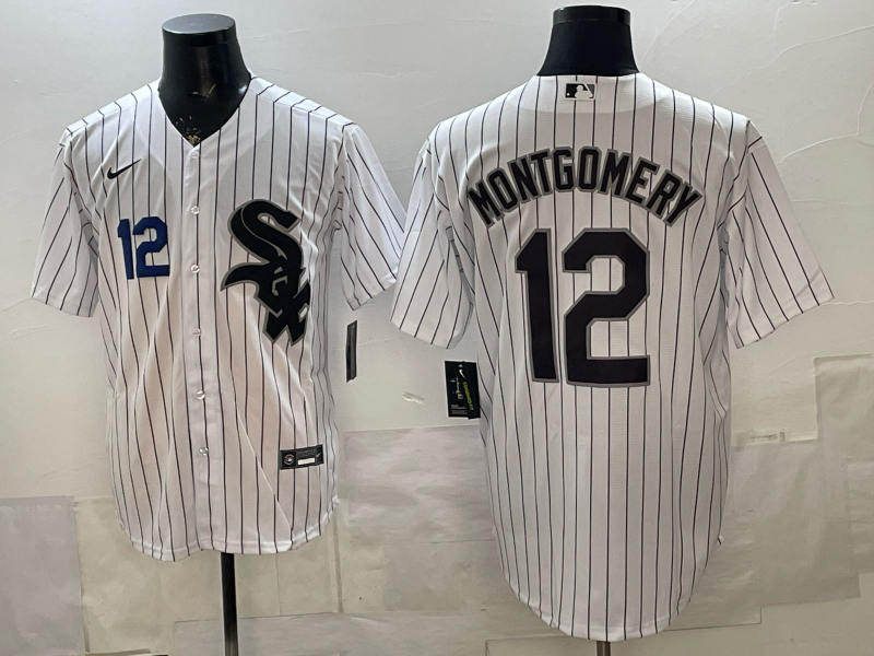 2026 Men Nike Chicago White Sox #12 Montgomery white MLB Jersey008->chicago white sox->MLB Jersey